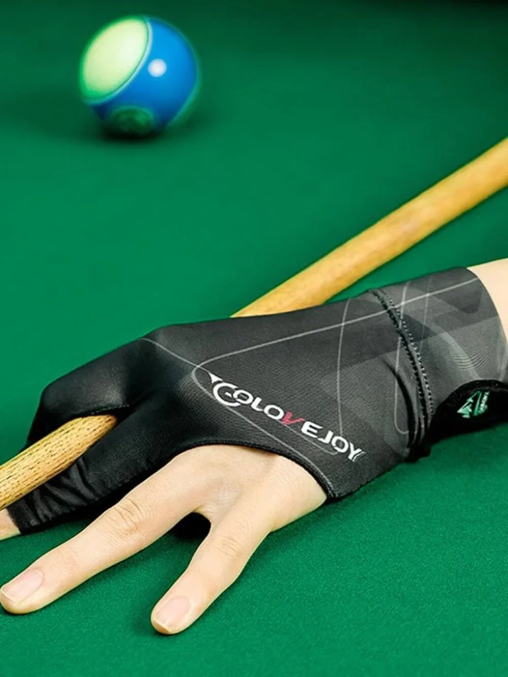 Pool Glove Left Hand, Billiards Glove, Billiard Pool Gloves for Left Hand 3 Fing